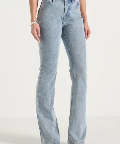 Light Wash Blue Torvexiatee Xelvoria High Rise Straight Leg Jeans with Classic Denim Finish 6 Light Wash Blue Torvexiatee Xelvoria High Rise Straight Leg Jeans with Classic Denim Finish 2